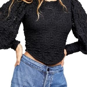 Free people tea time top